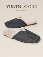 Waterproof Velvet Winter Home Slippers