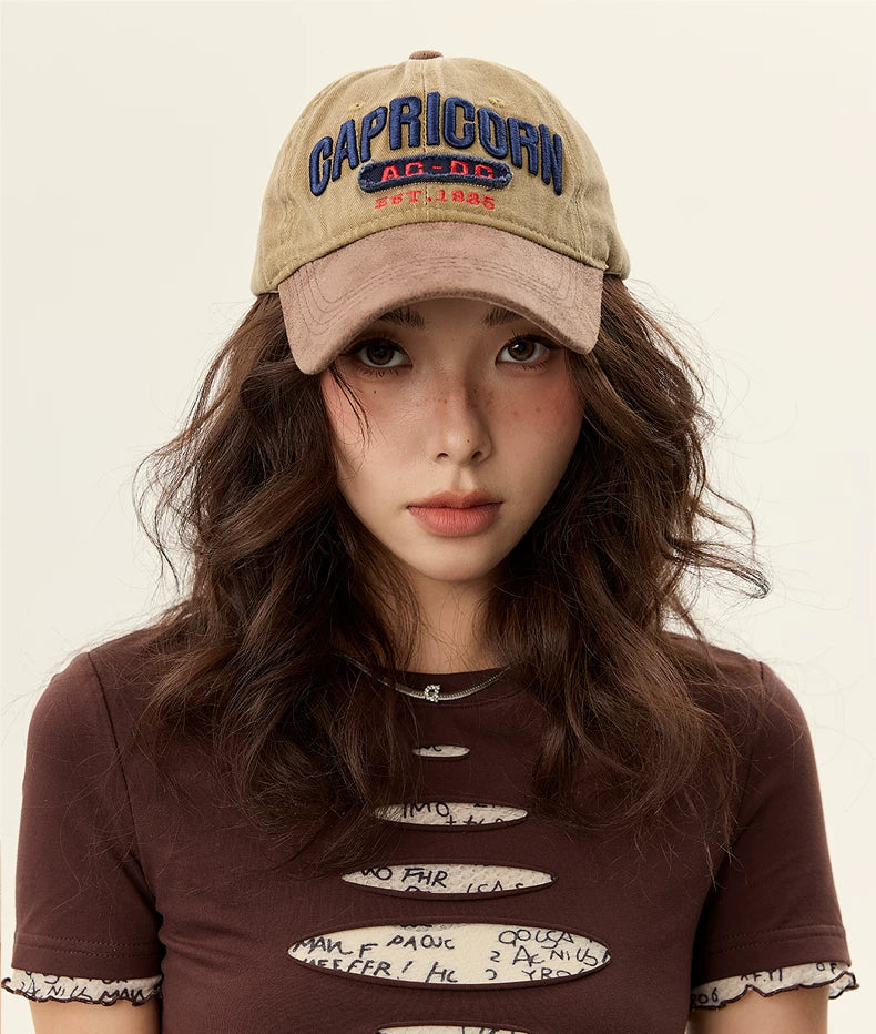 YORSOY Retro Casual Denim Baseball Cap