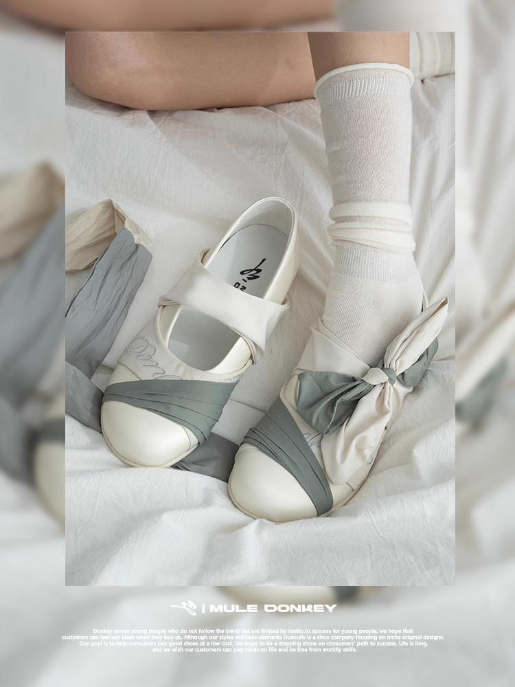 Donkey Flat-bottomed Small Fragrant Ballet Mary Jane Shoes