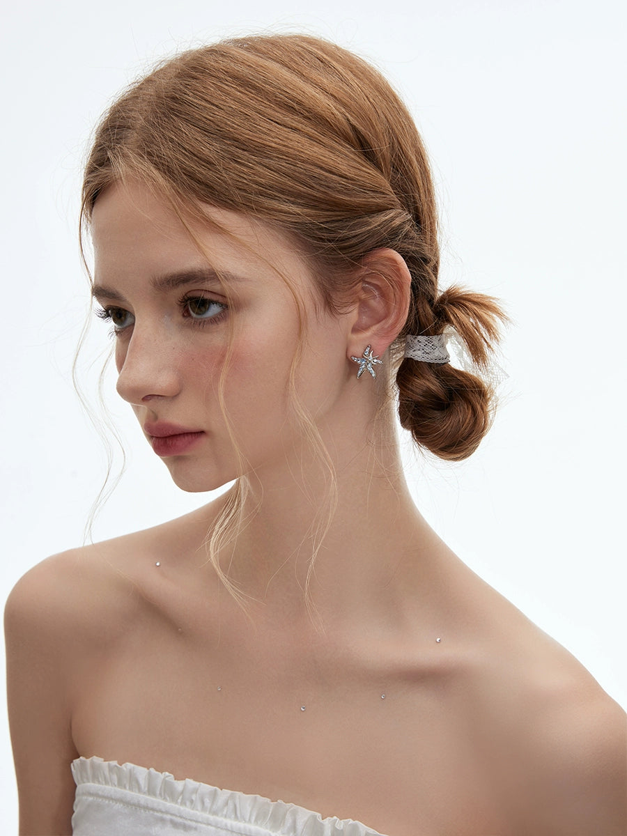 BULUBULU Smart Ocean Starfish Blue Earrings