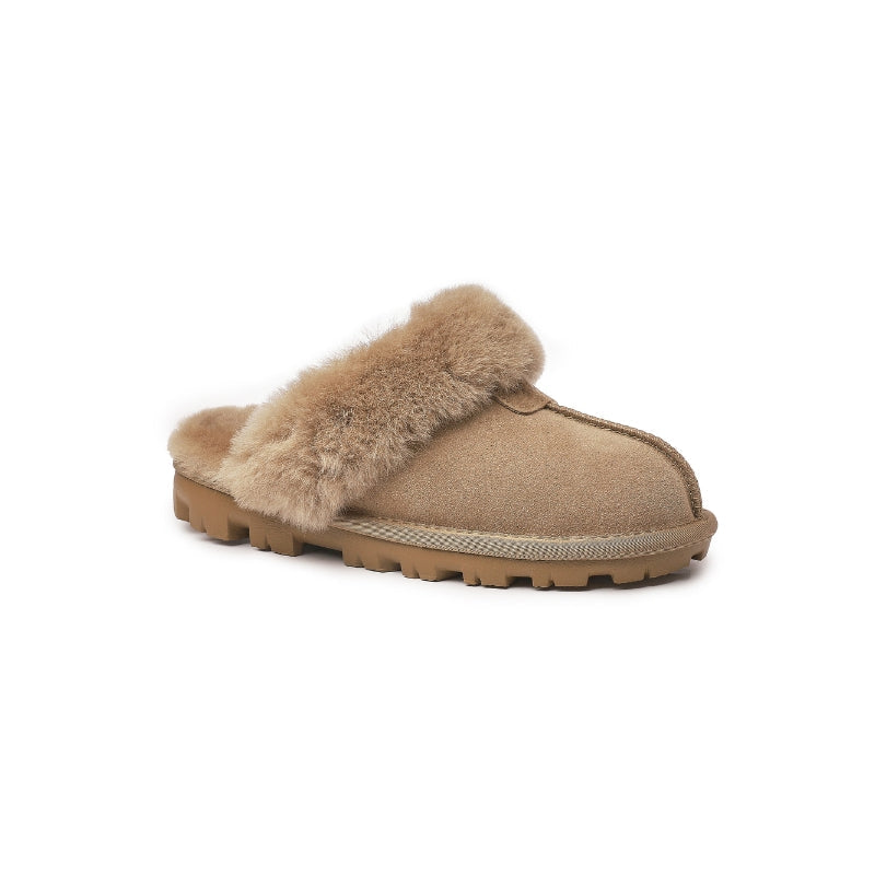 Shearling Star Slippers
