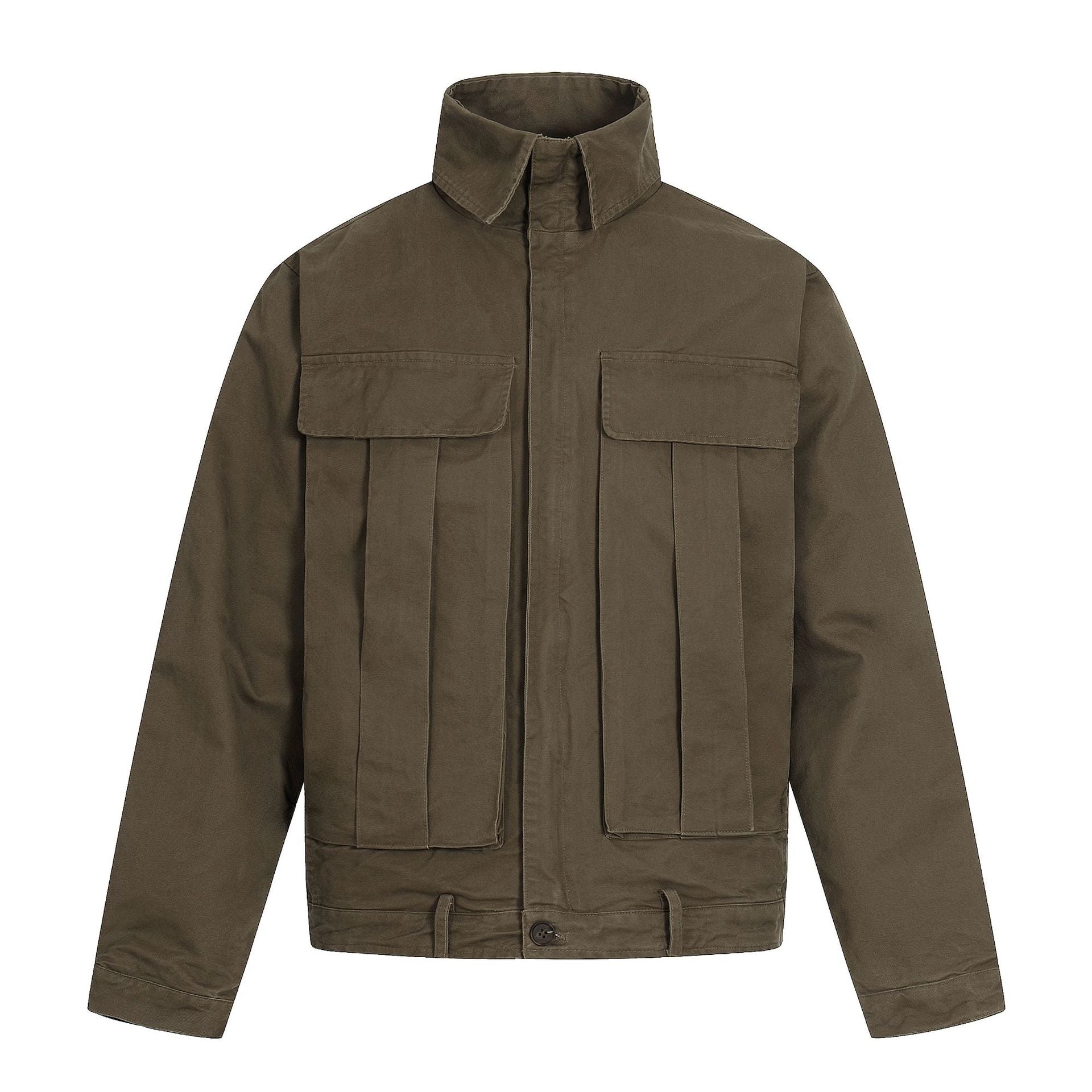 11KN Vintage Big Pocket Loose Lapel Jacket