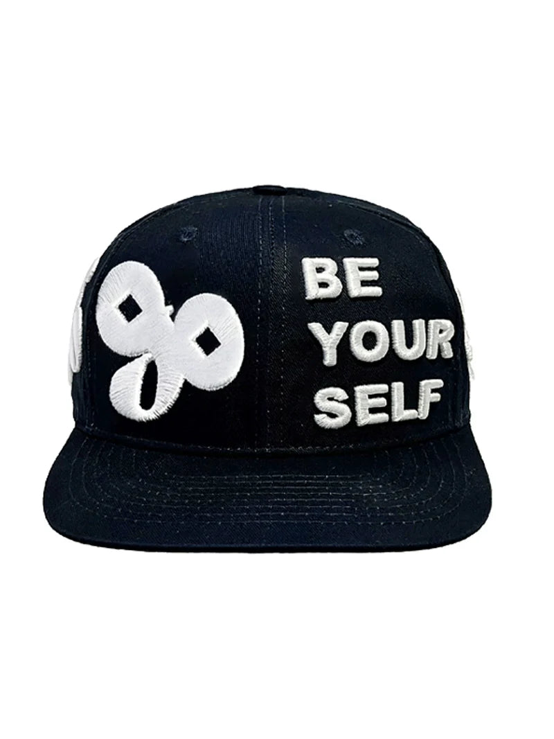 KONOOT Street Micro-bend Three-dimensional Embroidered Baseball Cap