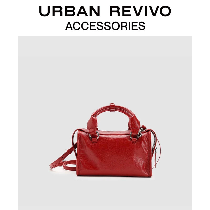 Urban Revivo New Year Red Metal Buckle Bag
