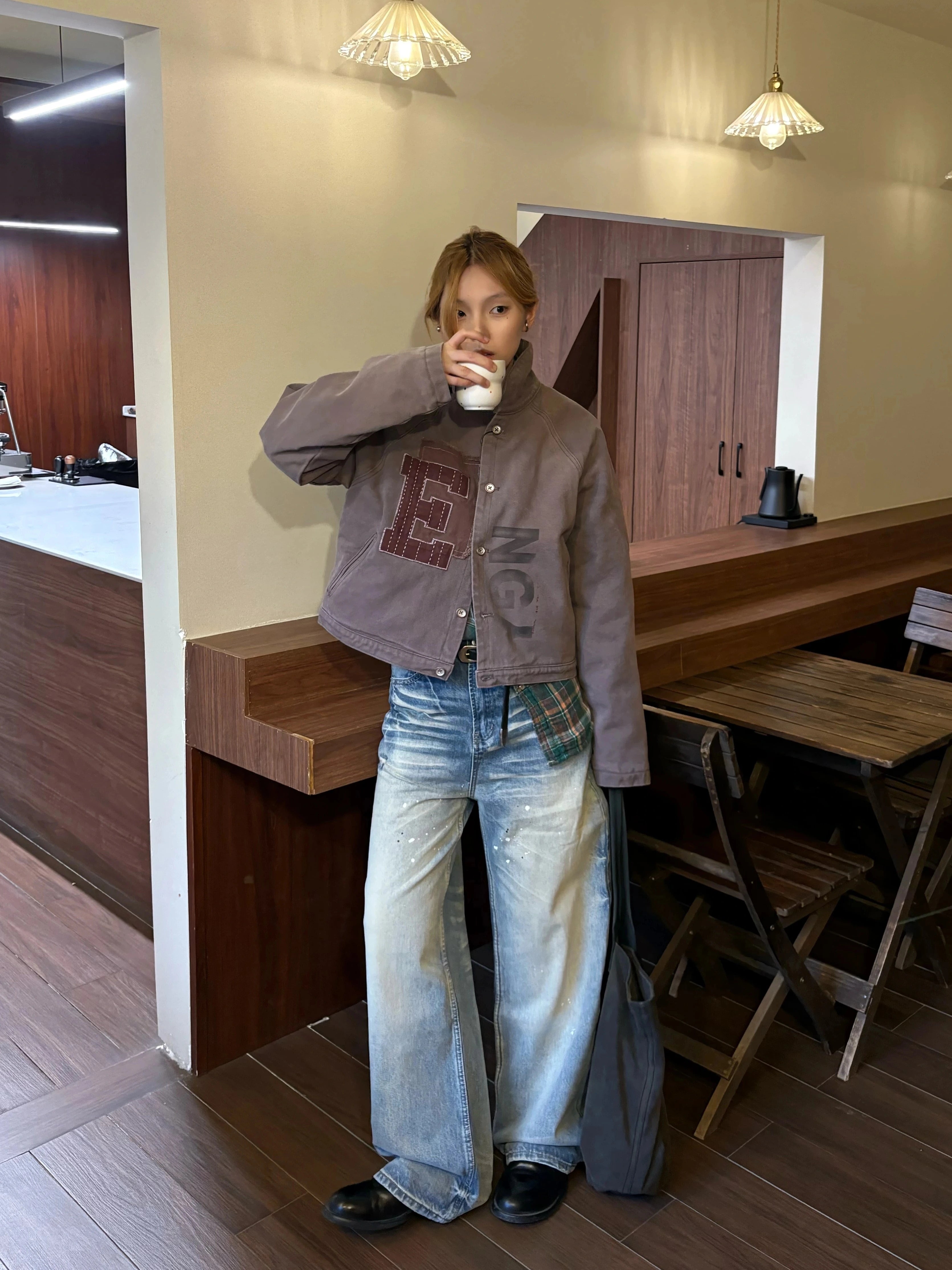 CENSMADE Detroit Washed Canvas Work Jacket