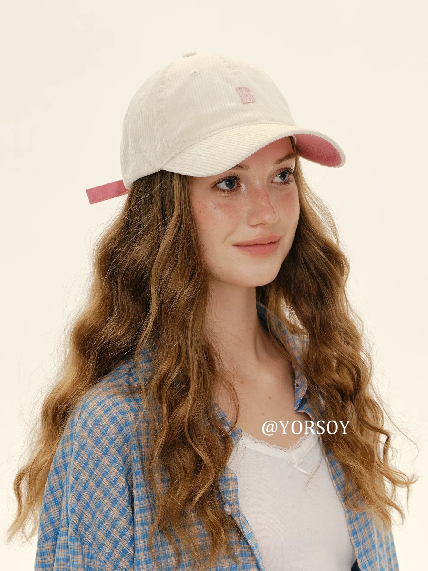 YORSOY Vintage Versatile Corduroy Cap
