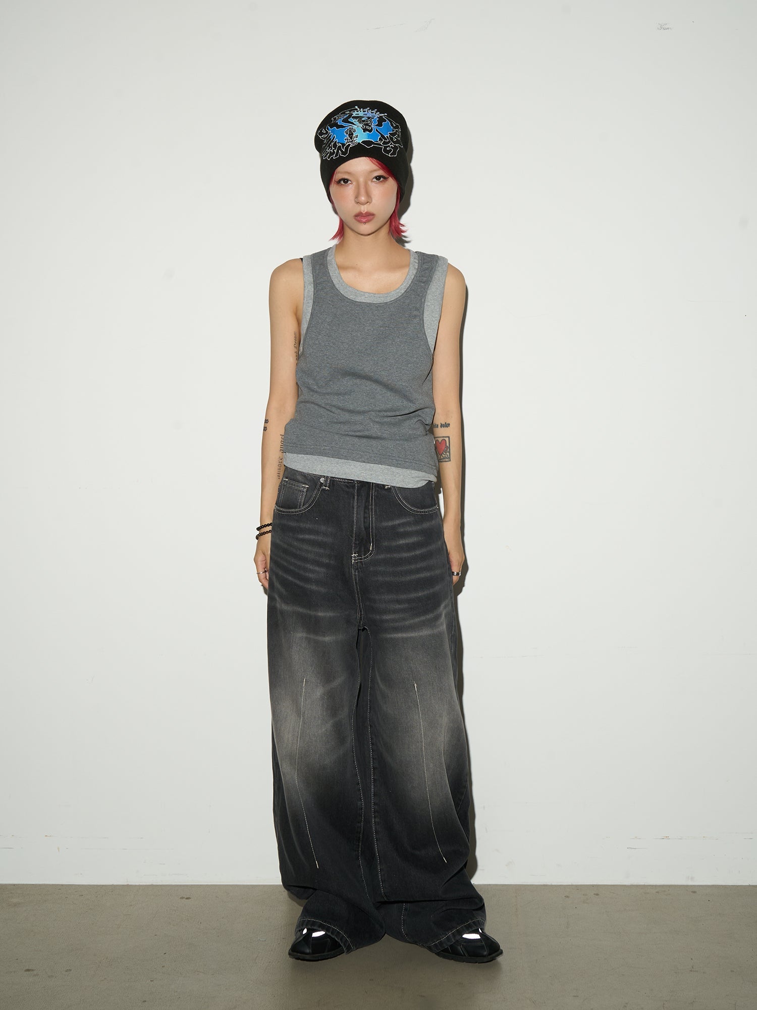 MICHINNYON wash denim