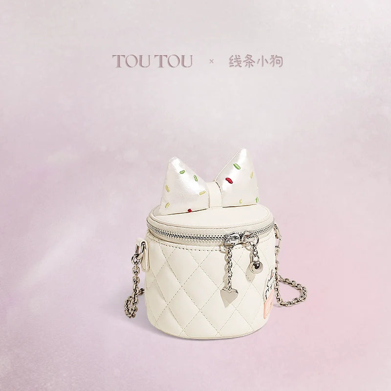 TOUTOU Line Puppy Cute Chain Messenger Bag
