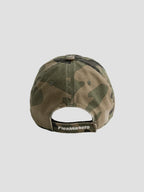 Fleamarket Camouflage Cap Embroidered Curved Brim Rivet Baseball Cap