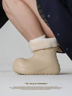 Donkey Clown Shoes Velvet Snow Boots