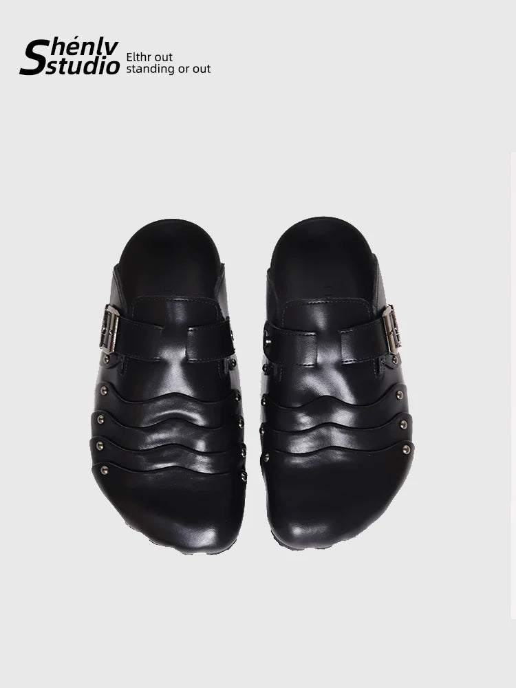 SHENLV STUDIO Multi-layer Stacked Birkenstocks