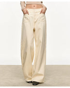 Anna Aneae Straight Casual Wide-leg Jeans