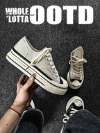 Newrockstarchoppa Classic Low-Top Canvas Skate Sneakers