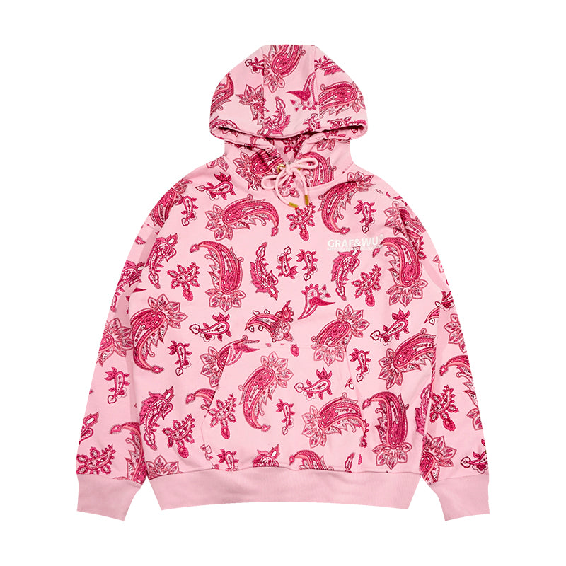 GRAF  ProjectPaisley2.0 Cashew Flower Velvet Hoodie