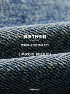 Mr. Jiangnan NewJNXS Washed Straight Casual Jeans