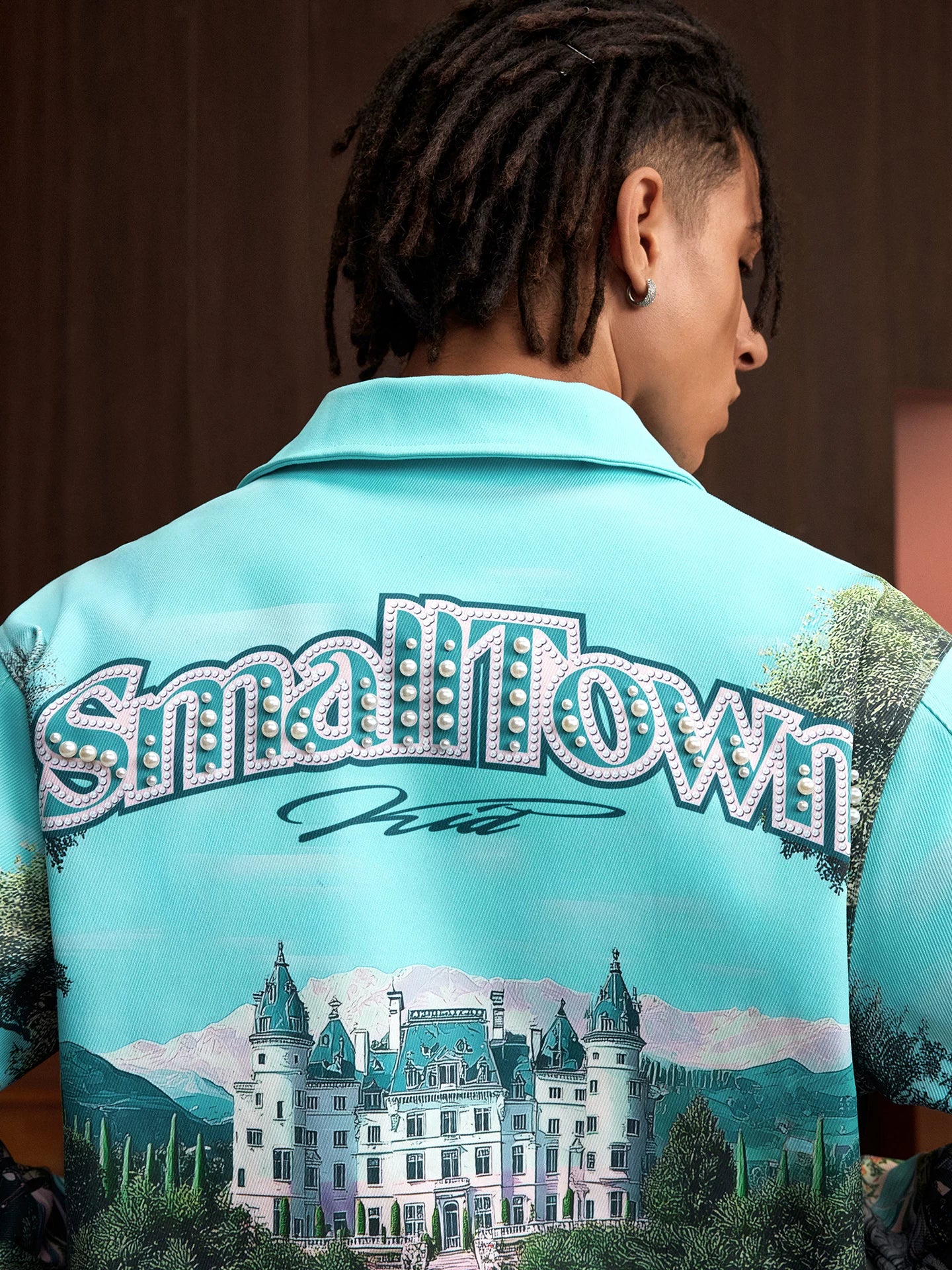 STK SmallTownKid Peacock Manor 3D Print Jacket