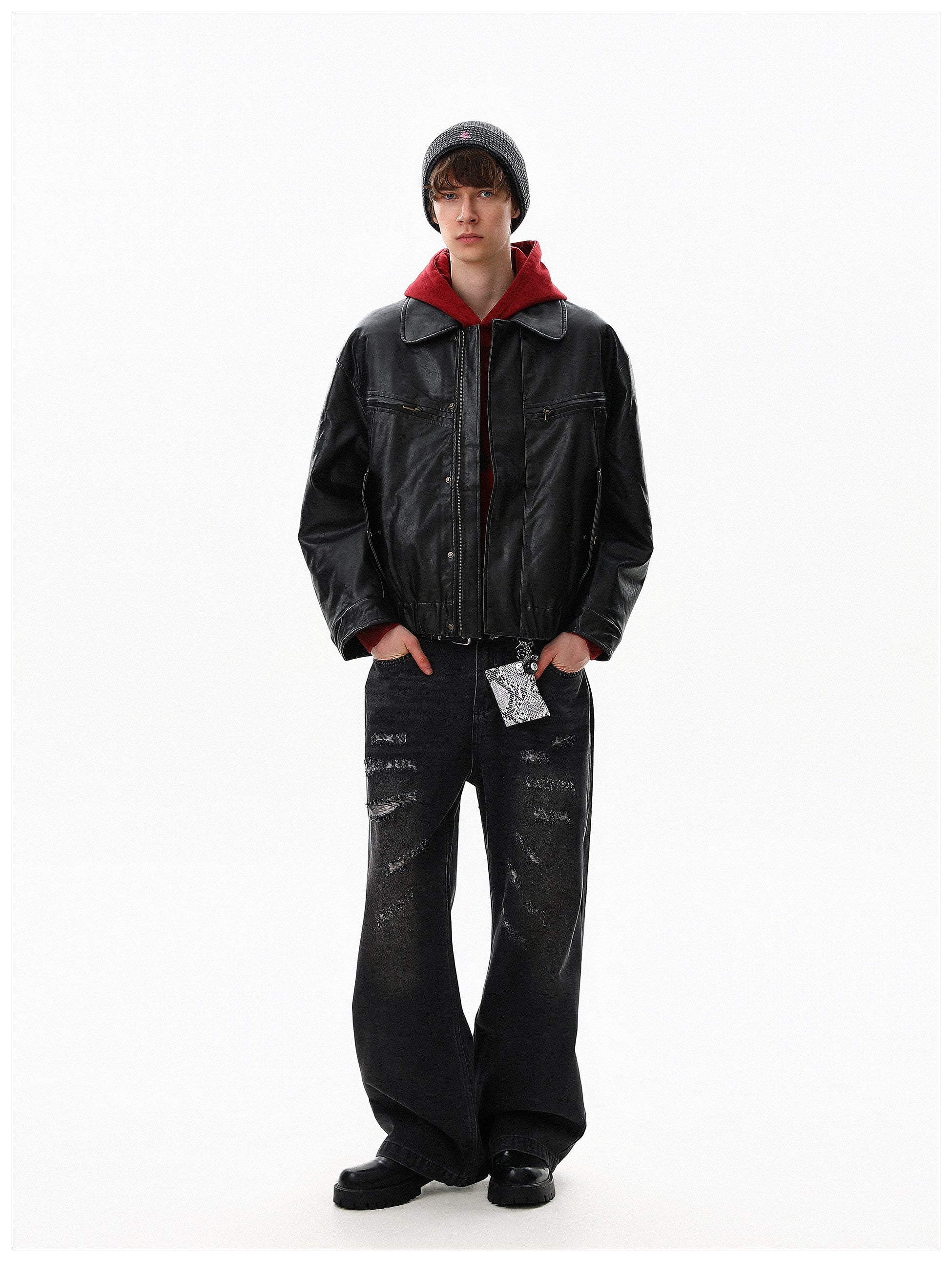 MR NEARLY leather jacket