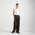 FUNKYFUN Ribbed Vest Fashionable Sleeveless Vest