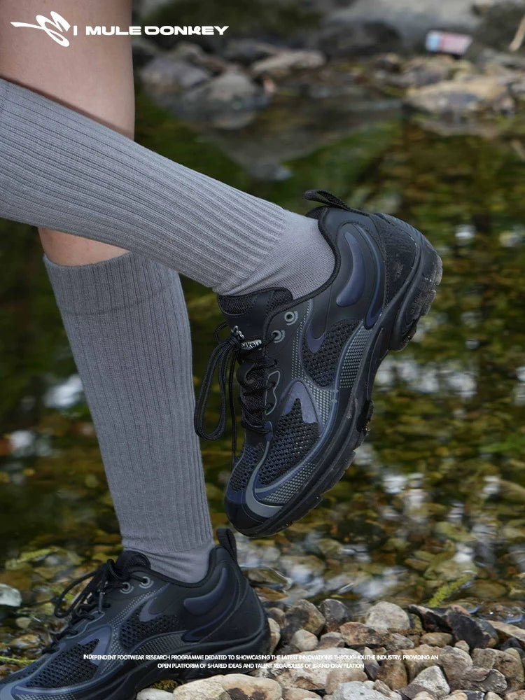 Donkey Flat Bottom Breathable Sports Versatile Mesh Training Shoes