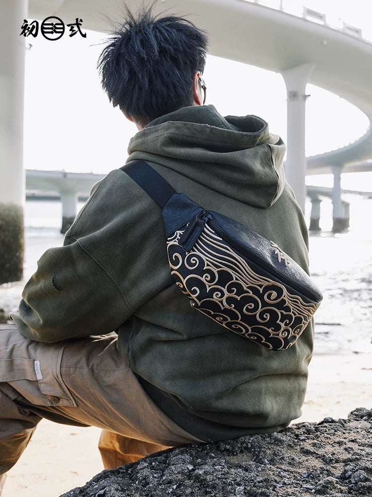 Fanguo Lucky Meeting Embroidered Chest Bag