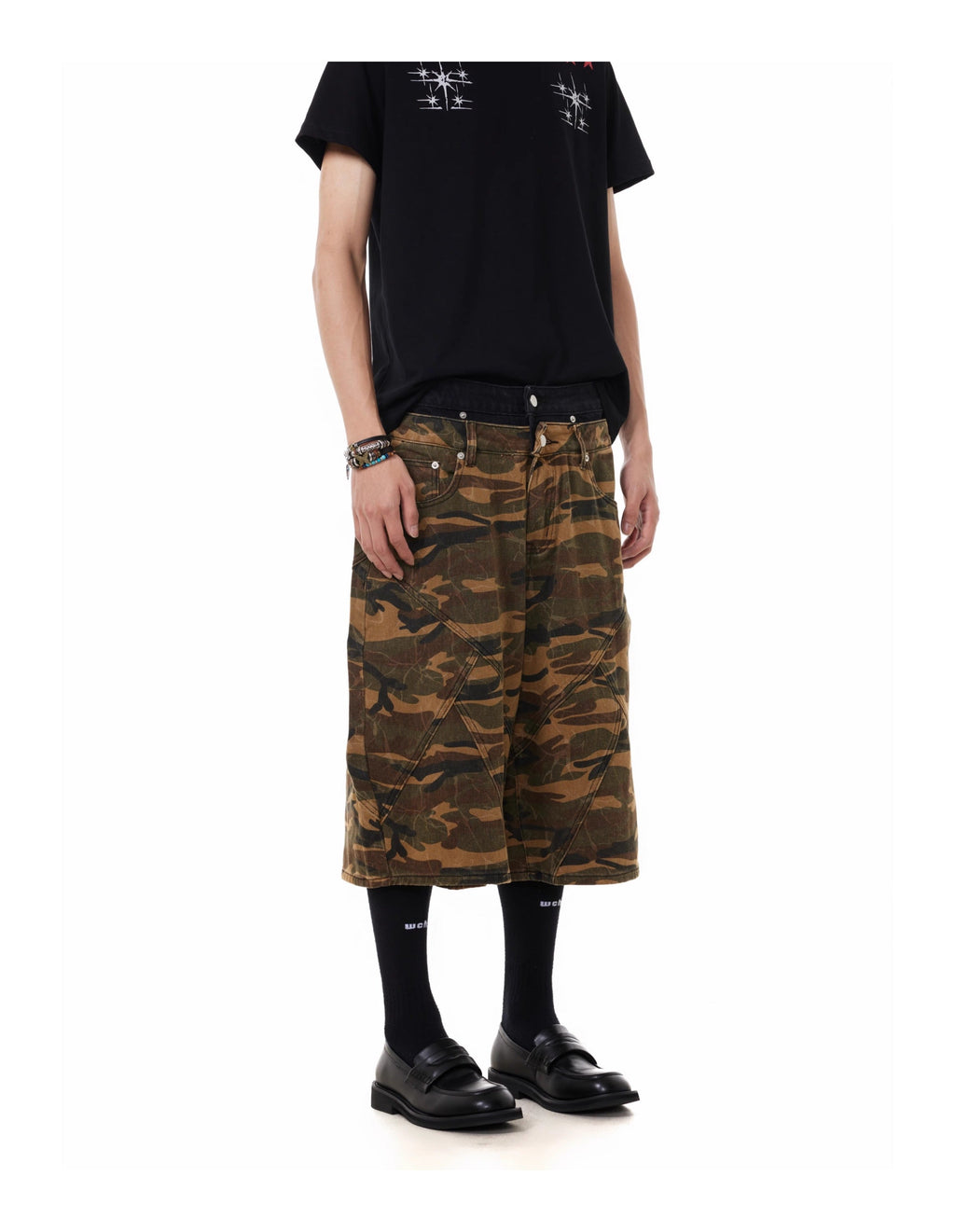 BTSG camouflage shorts