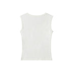 Nariele Square Neck Slim Sleeveless Sports Top