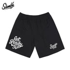 SLAMBLE Men's Loose Sports Shorts with Drawstring