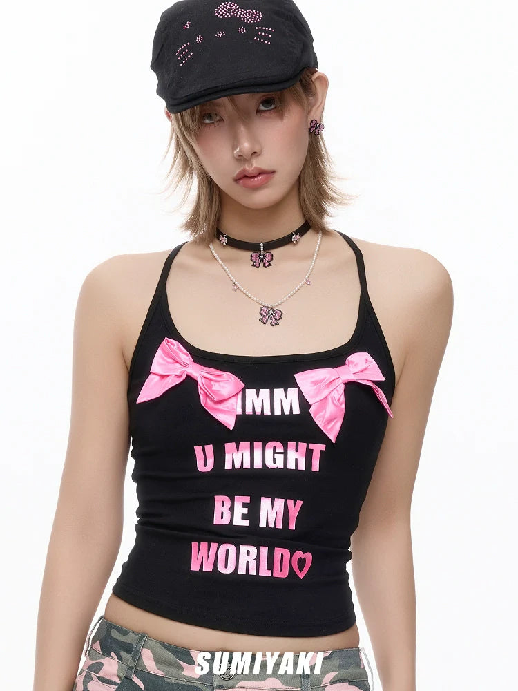 SUMIYAKI Bow Y2K Millennium Spice Girls Style Earrings