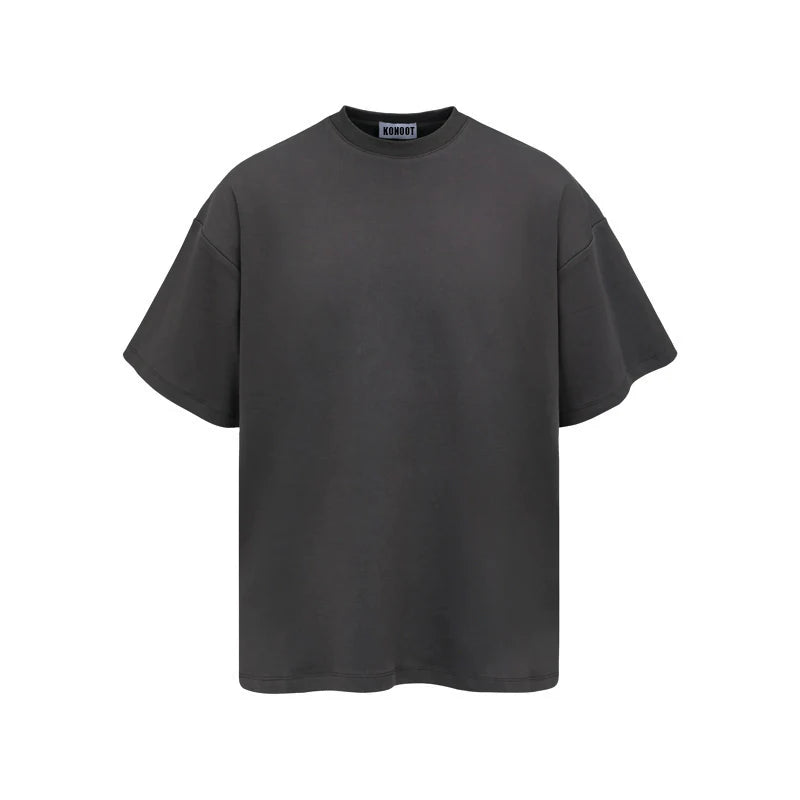 [KONOOT] Neckline Boxy Fit * 280G heavy small neckline Tee