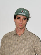 LIBERAFIT Three-dimensional Chain Embroidered Corduroy Baseball Cap