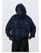 ATRY Dirty Dyed Damage Blockbuster Short Embroidered Sweater