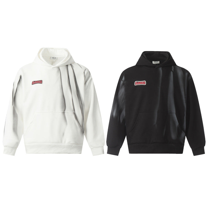 BTSG Gradient dyed versatile silhouette hoodie