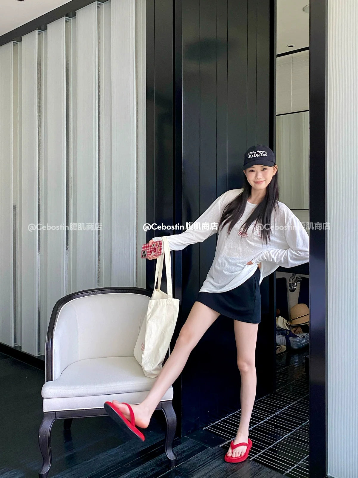 Cebostin Stomping Shit Feeling Vacation Wind Pinch Foot Beach Shoes