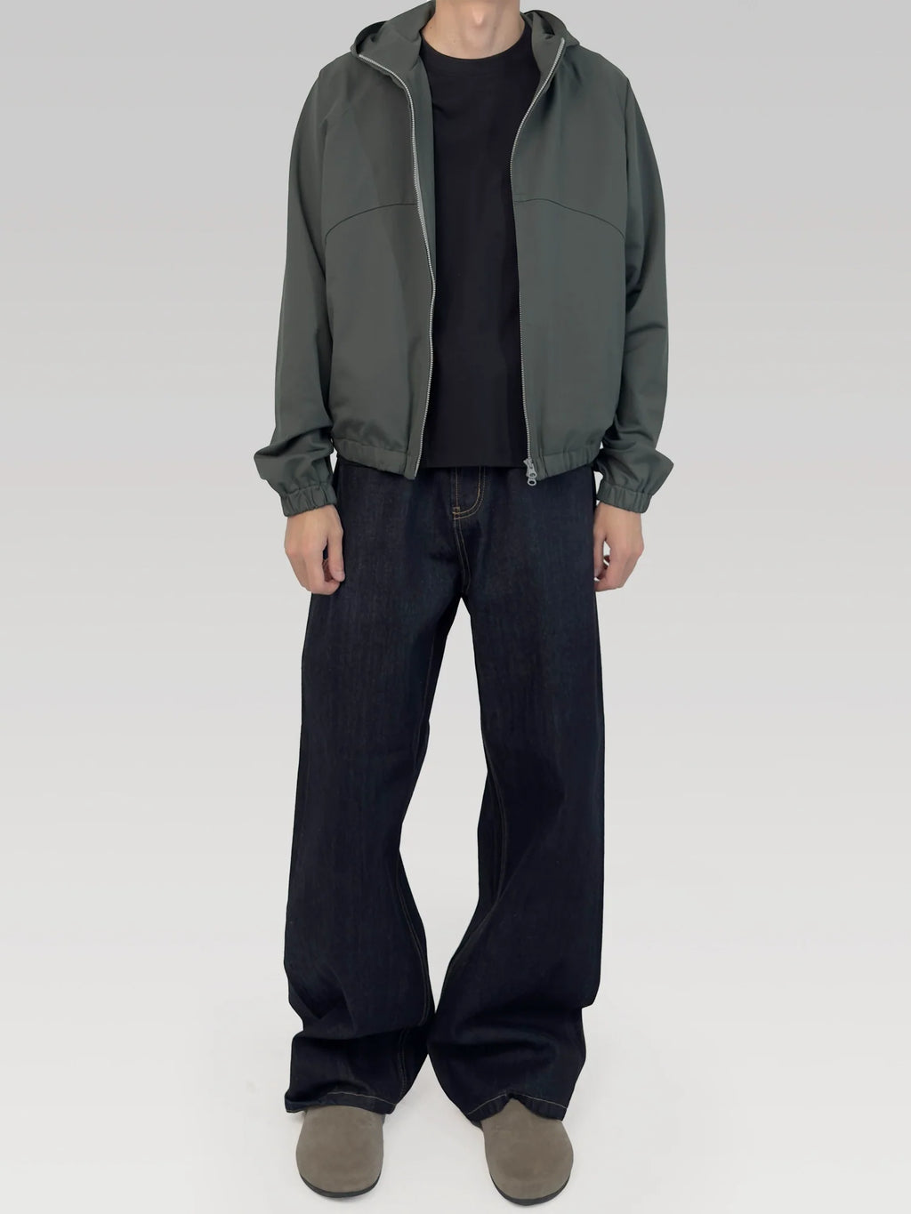 PLUS NO LOGO Arc Blade Jacket Short Hooded Jacket