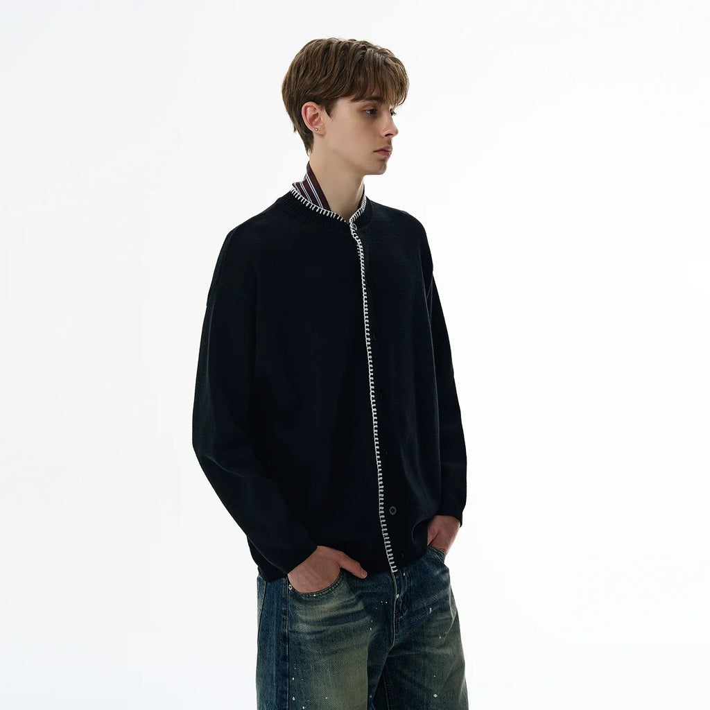 CHOIZE Vintage Casual Loose Versatile Knitted Sweater Jacket