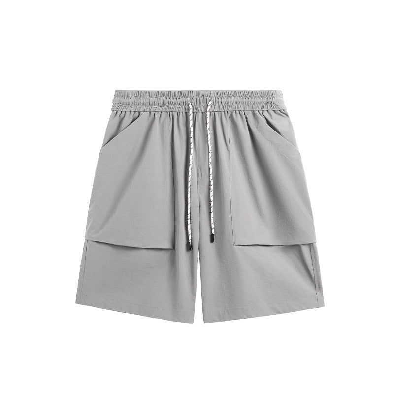 Japanese Trendy Elastic Sports Shorts