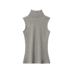 Nariele Turtleneck Sleeveless Inner Slim-fit Vest