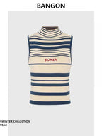 BANGON College Style High-Waist Two-Piece Suit Skirt