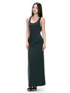 WITHMIN Sleeveless Pleated Vest Dress