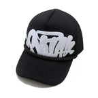 Cross Border Letter Printing Mesh Peak Cap