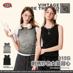 BE Women's Embroidery Logo Slim Fit Vest tee