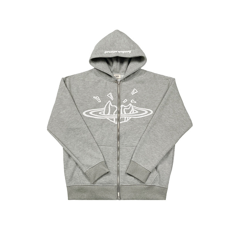 Broken Planet velvet hoodie & pants set