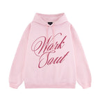 NICEBAD Flower LOGO Printed Hooded Sweater