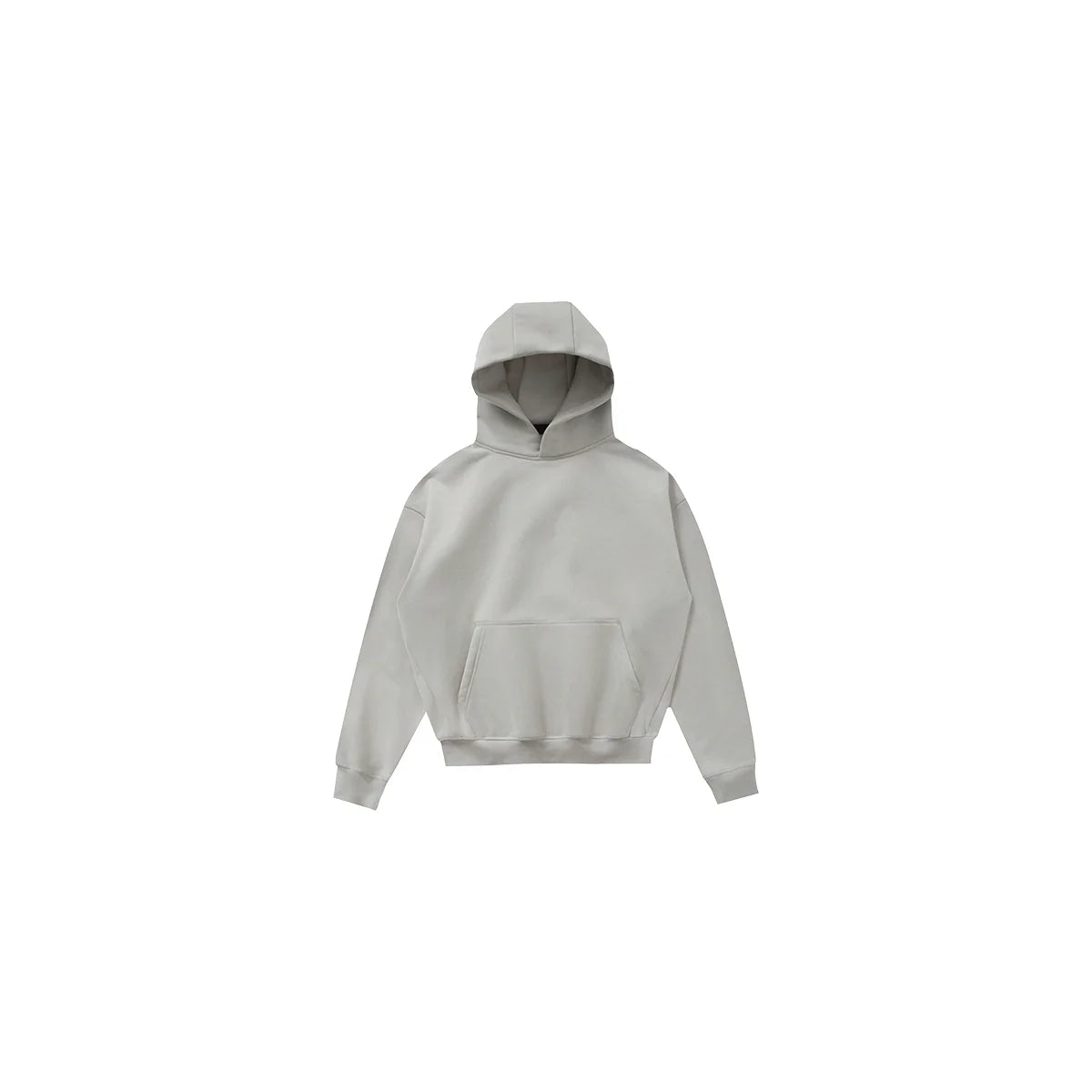 PLUS NO LOGO Vintage Simple Short Wide Hoodie