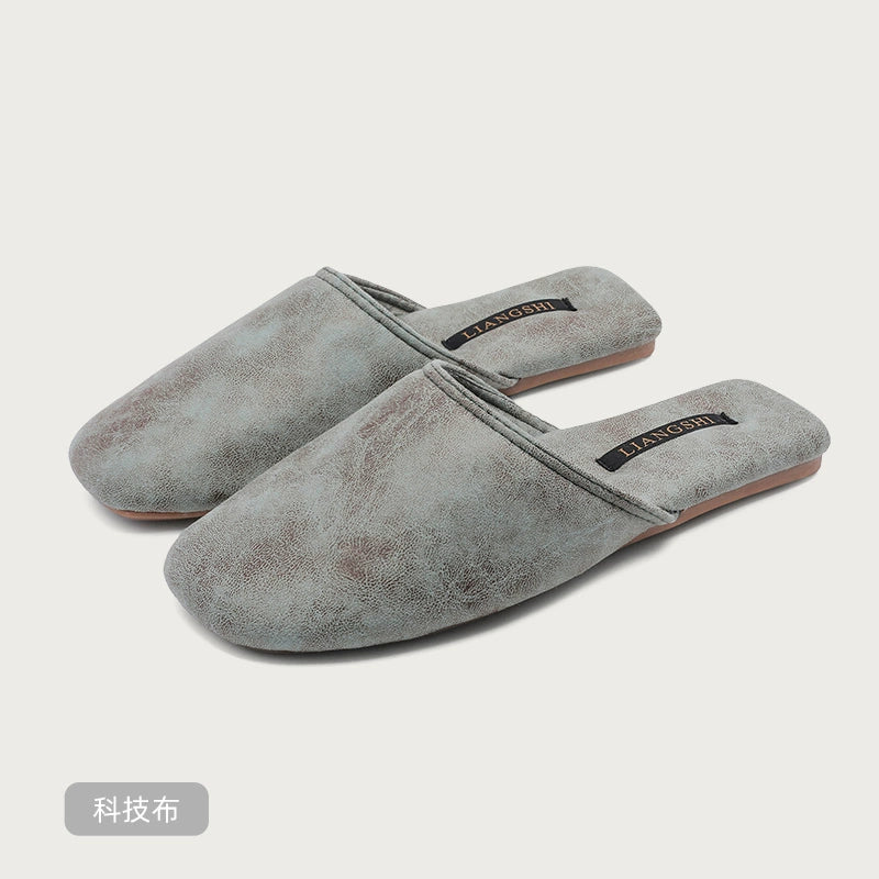 Breathable Toe-Cap Couple Slippers