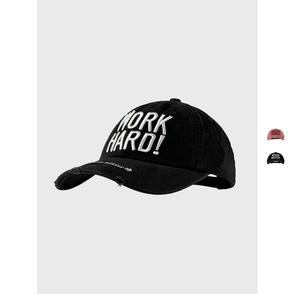SONDER SHOP WORK HARD Embroidered Baseball Cap