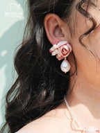 ParanoidP Flower Baroque Pearl Premium Earrings