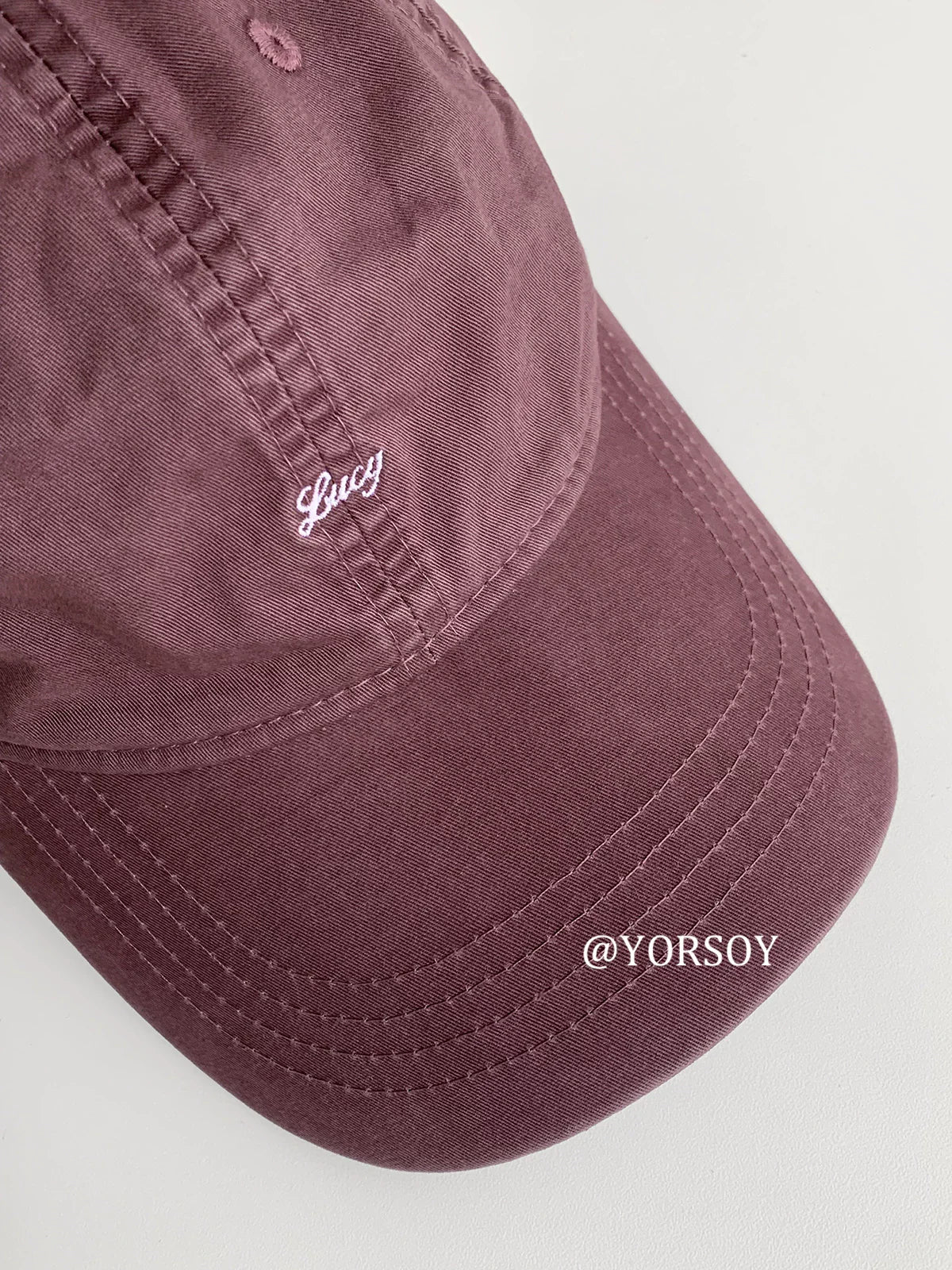 YORSOY Embroidered Simple and Versatile Cap
