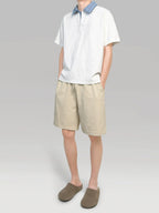 PLUS NO LOGO Triangle Bag Honeycomb Sports Shorts