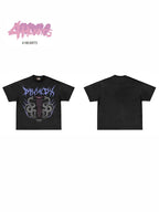 28blocks American Retro Loose Summer T-Shirt